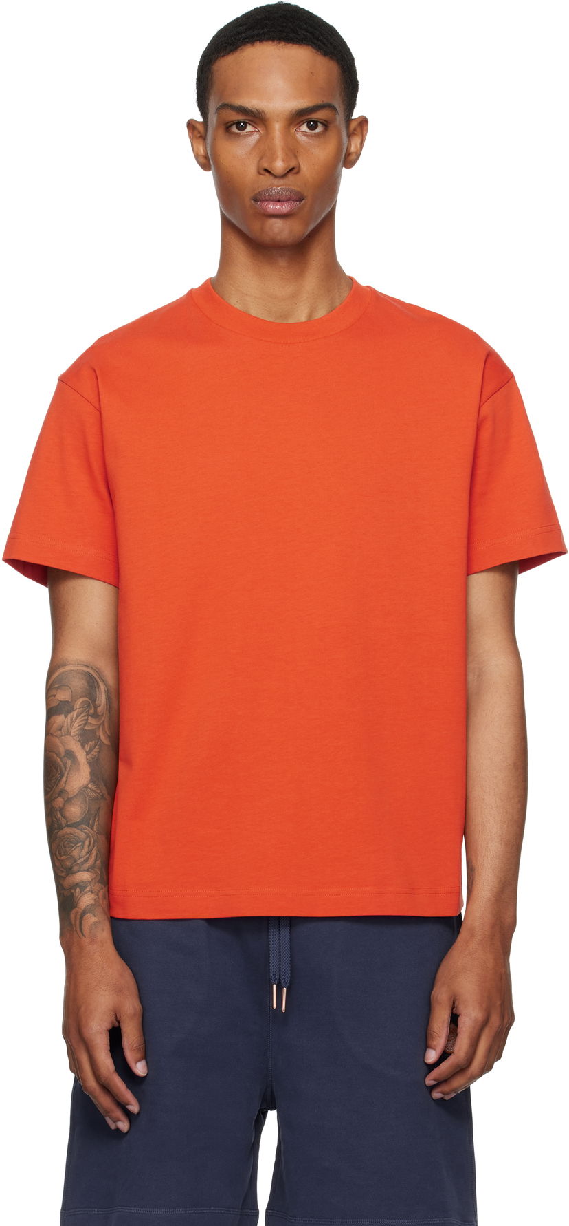 Majica Moncler Moncler Genius x Gilga Farm Short Sleeve T-Shirt Oranžna | K24028C0000289AZ9