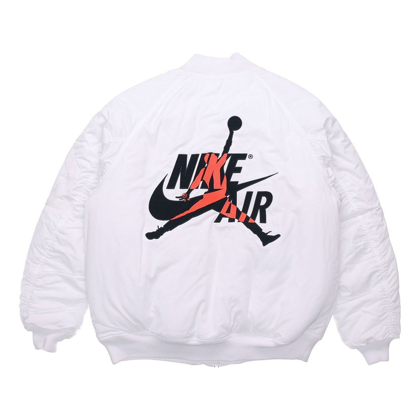 Bomber jakna Jordan Jordan Wings MA-1 Casual Jacket Bela | AV2599-100