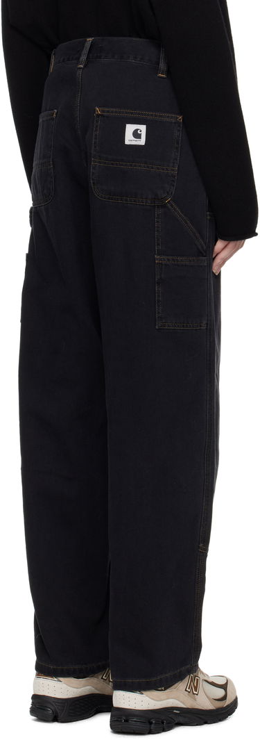 Cargo hlače Carhartt WIP Double Knee Denim Work Pants Črna | I034229 8906, 2