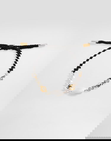 Zapestnica Dolce & Gabbana Dolce & Gabbana Beaded Cord Bracelet Črna | WBR5C3W1111N0011, 0
