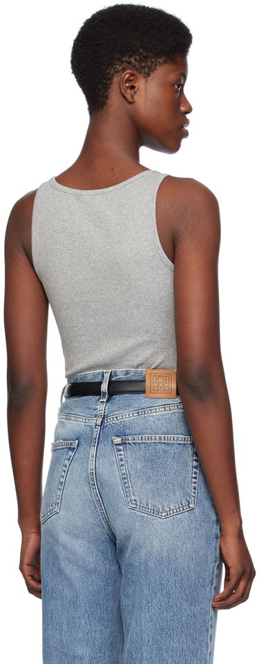 Pasovi TOTEME TOTEME Ribbed Tank Top Črna | 241-WRT1053-FB0094, 2