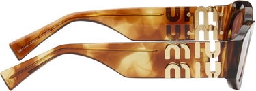Sončna očala Miu Miu Miu Miu Glimpse Oval Sunglasses Rjava | 0MU 11WS 8056262086797, 4