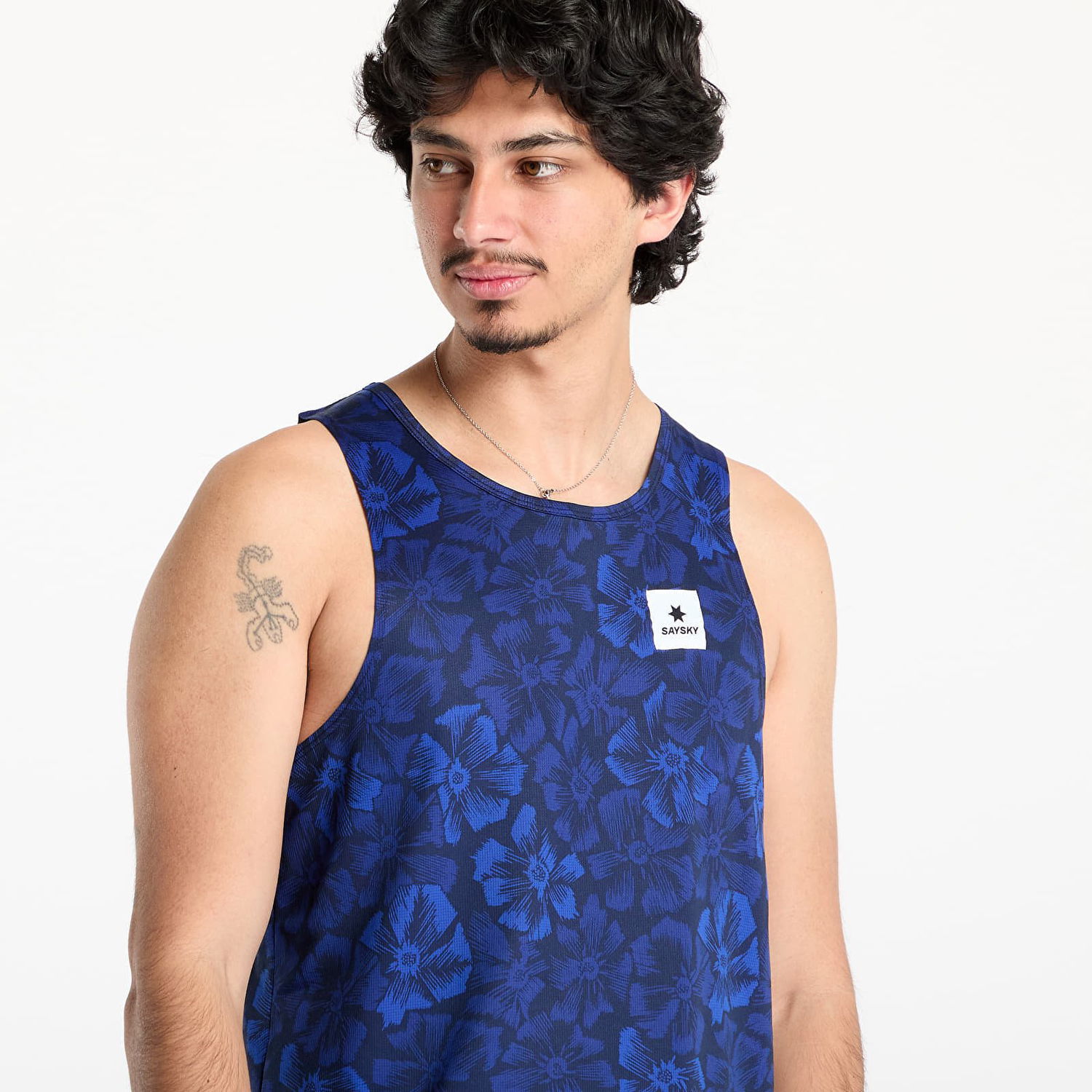 Majica brez rokavov Saysky SAYSKY Flower Combat Singlet Modra | NMRSI31C1029, 1