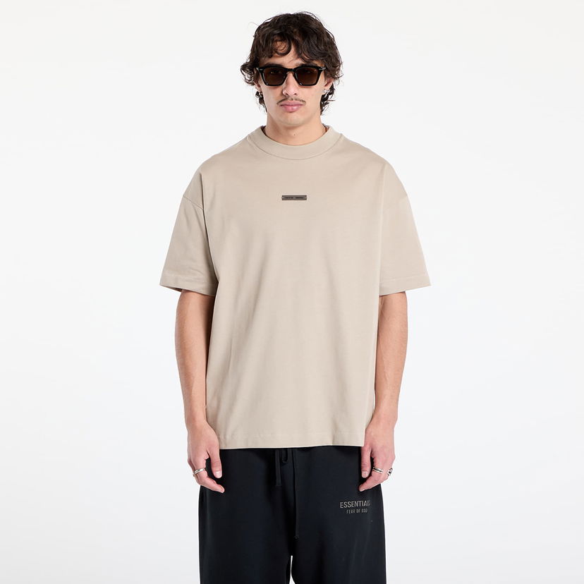 Majica Fear of God Fear of God Essentials Classic Short Sleeve T-Shirt Bež | 125SP254191F-198
