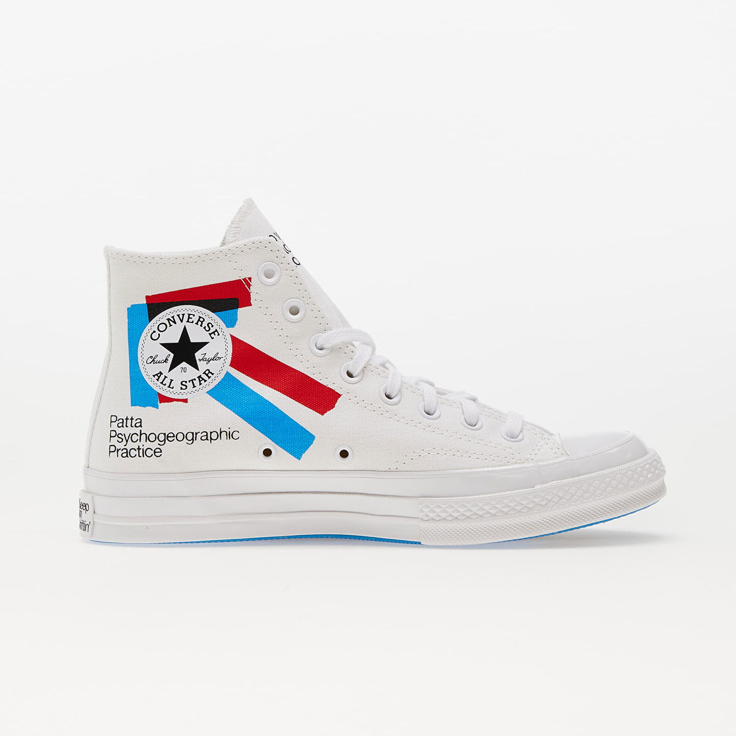 Superge in čevlji Converse Experimental Jetset x Patta x Chuck 70 High Bela | A03173C, 1