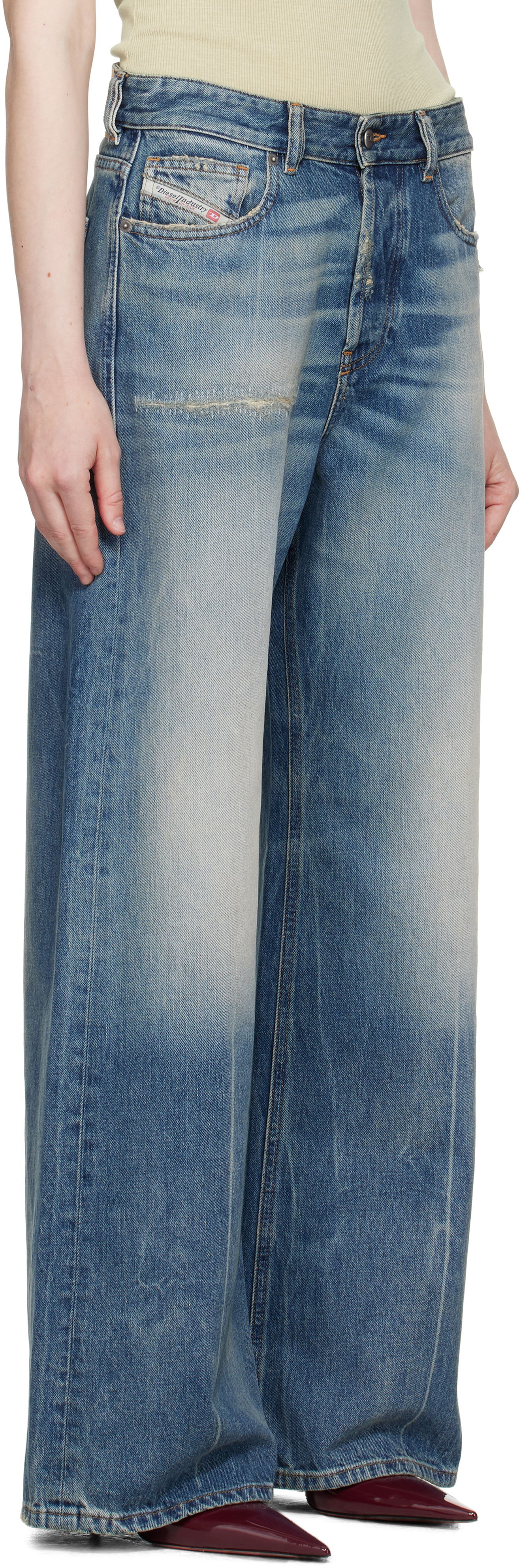 Kavbojke Diesel Relaxed 1996 D-Sire 09l47 Jeans Modra | A06925 09L47, 1