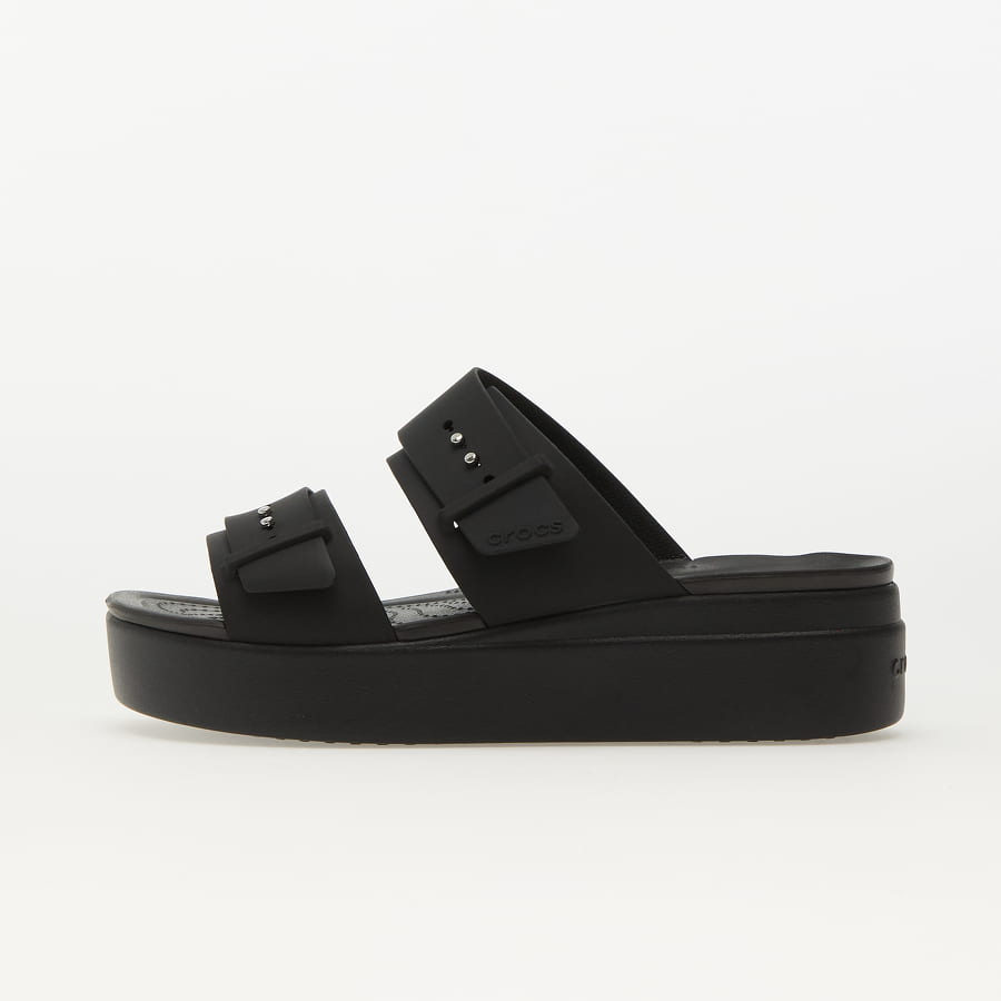 Superge in čevlji Crocs Brooklyn Buckle Slide Črna | 207431-001, 1