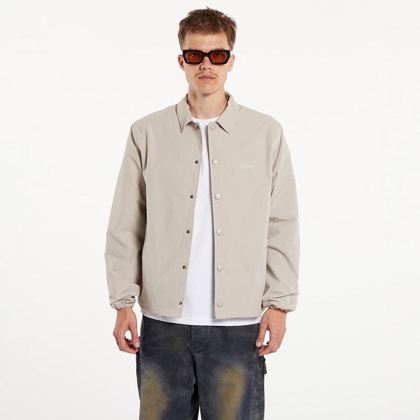 Jakna Dime Cursive Coach Jacket UNISEX Light Grey Siva | DIMESU243GRY