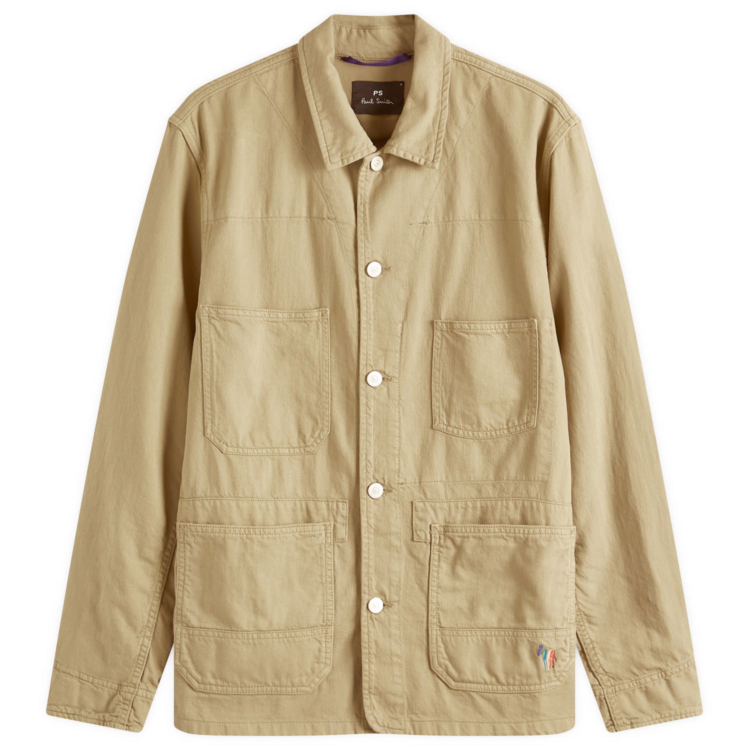 Jakna Paul Smith Paul Smith Zebra Chore Jacket Bež | M2R-195X-P22319-34, 0