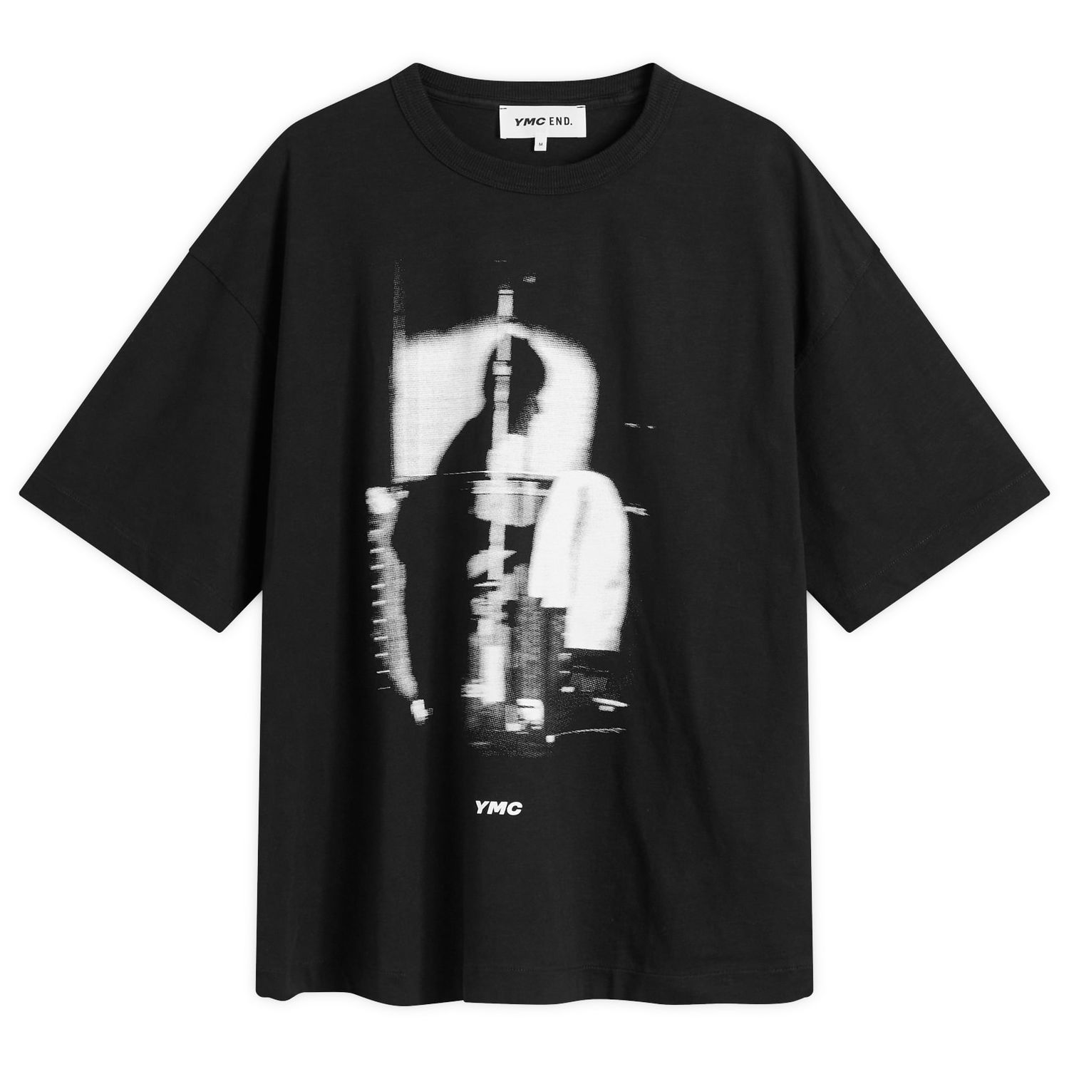 Majica YMC YMC Graphic Triple T-Shirt, Size Large Črna | END-YMCGT-BLK, 1