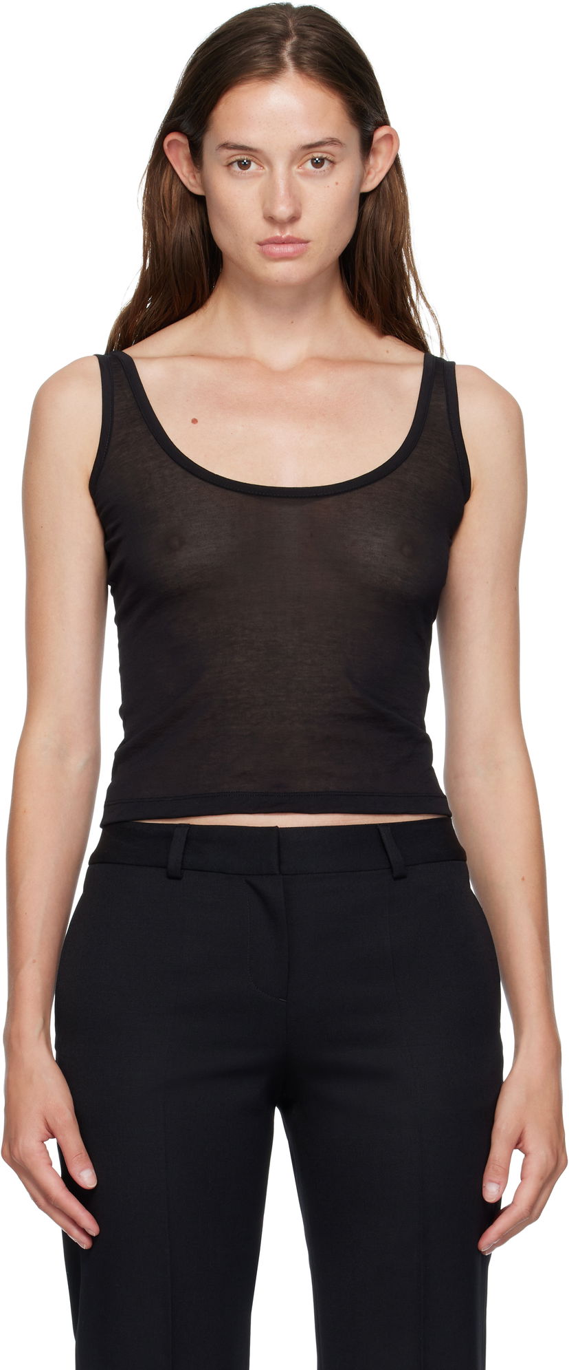 Majica brez rokavov OUR LEGACY OUR LEGACY Blade Sheer Tank Top Črna | W4256BB