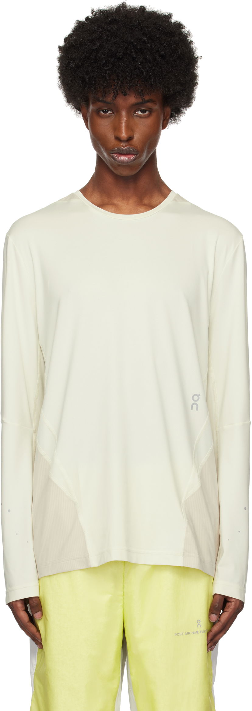 Majica Post Archive Faction (PAF) Running Long T-shirt Bela | 1UE10110021