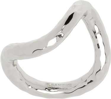 Prstan Jil Sander Jil Sander Hammered Ring Kovinski | J30UQ0039_P6959, 0