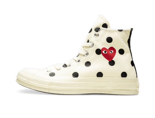 Superge in čevlji Converse Comme des Garçons PLAY x Chuck Taylor All-Star 70s Hi Bež | 157251C