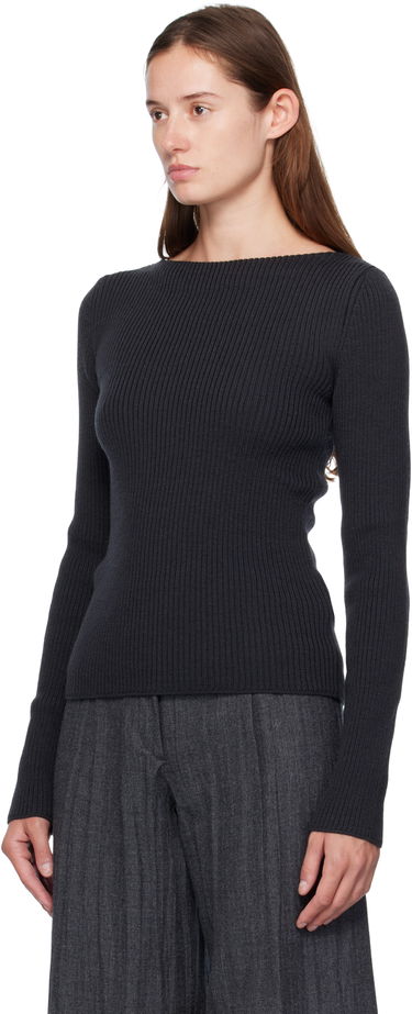 Pleteni pulover OUR LEGACY Our Legacy Strict Knit Sweater Mornarica | W4253SO, 3