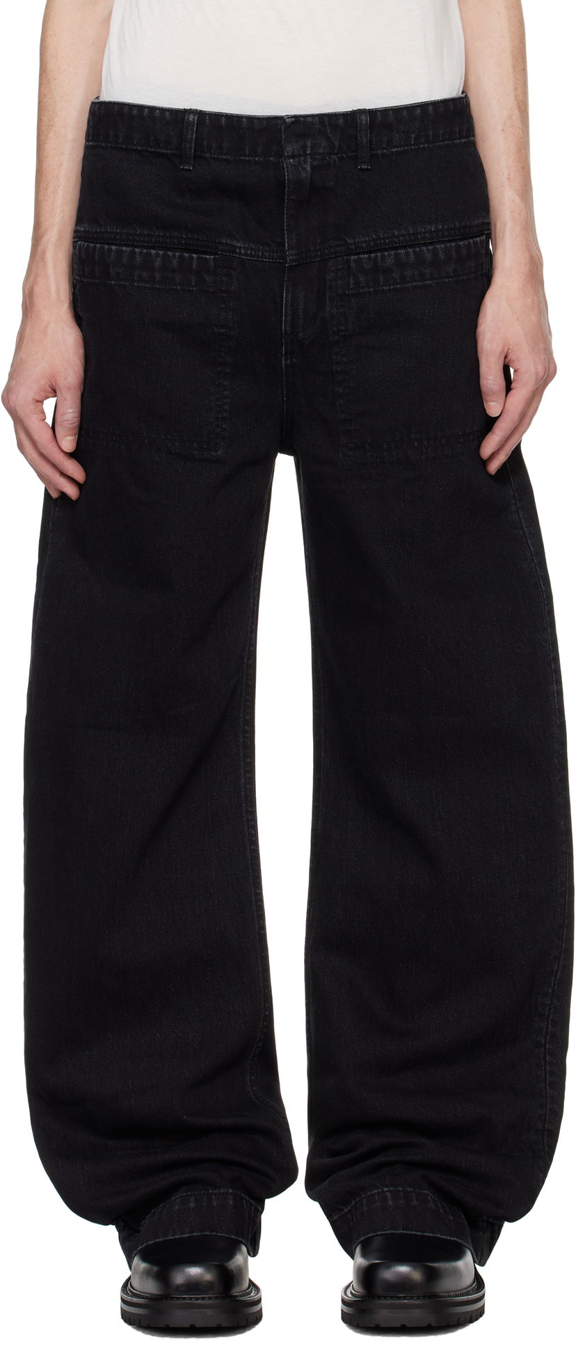 Kavbojke Entire Studios Asset Jeans Črna | ES2526MA