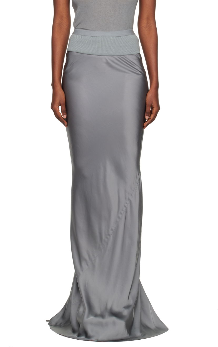 Krila Rick Owens Concordians Slim Coda Maxi Skirt Siva | RP02E4381 SCH