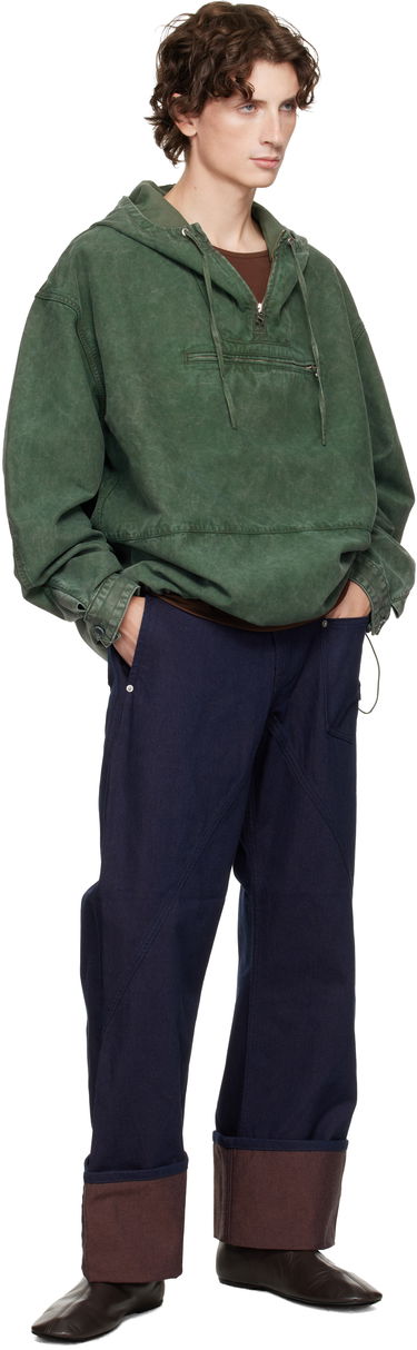 Jakna JW Anderson JW Anderson Garment-Dyed Anorak Jacket Zelena | JK0397-PG1600, 3