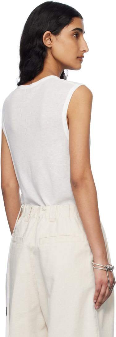 Majica brez rokavov Ann Demeulemeester Ann Demeulemeester Biba Sleeveless Tank Top Bela | 2510-W-JTO05-FA570-002, 2