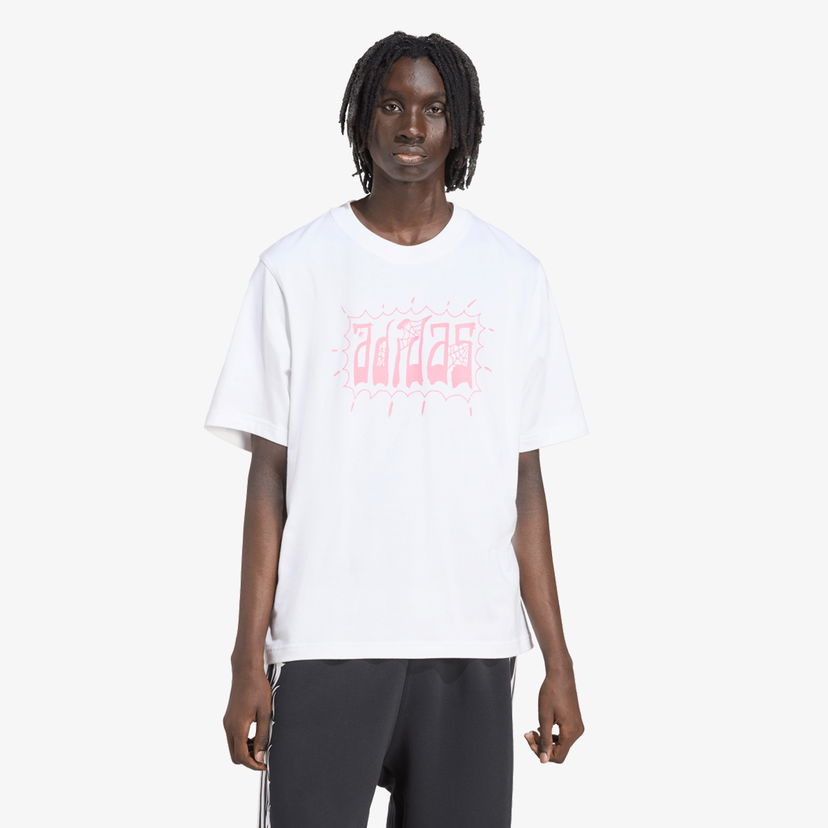 Majica adidas Originals Graphic Oversized T-Shirt Bela | JW0207