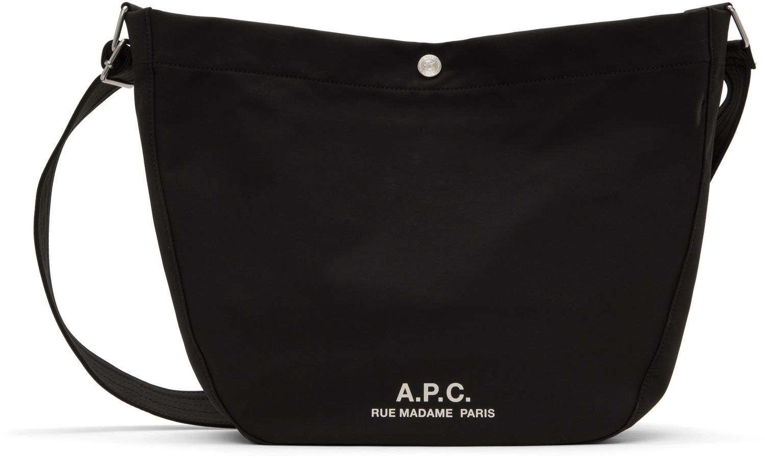 Torba za čez ramo A.P.C. Black Journal Crossbody Bag Črna | PSAKR-M61939, 0