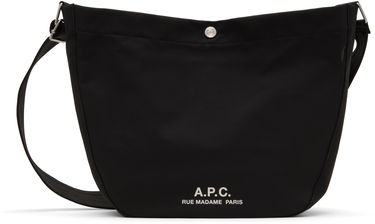 Torba za čez ramo A.P.C. Black Journal Crossbody Bag Črna | PSAKR-M61939, 0