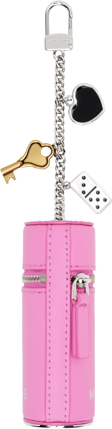 Obeski za ključe Marc Jacobs Marc Jacobs 'The Charm' Lipstick Case Keychain Roza | 2S5SCH050S01, 1