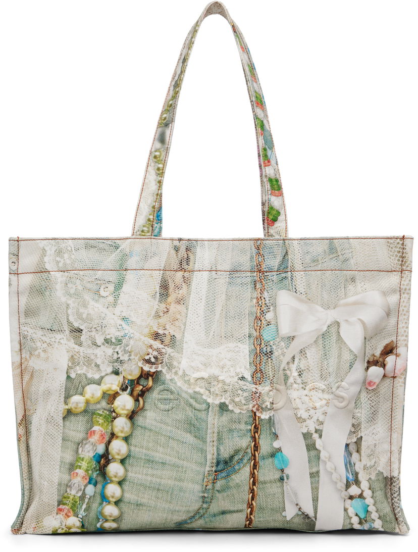 Tote bag Acne Studios Acne Studios Logo Shoulder Tote Večbarvna | C10245-