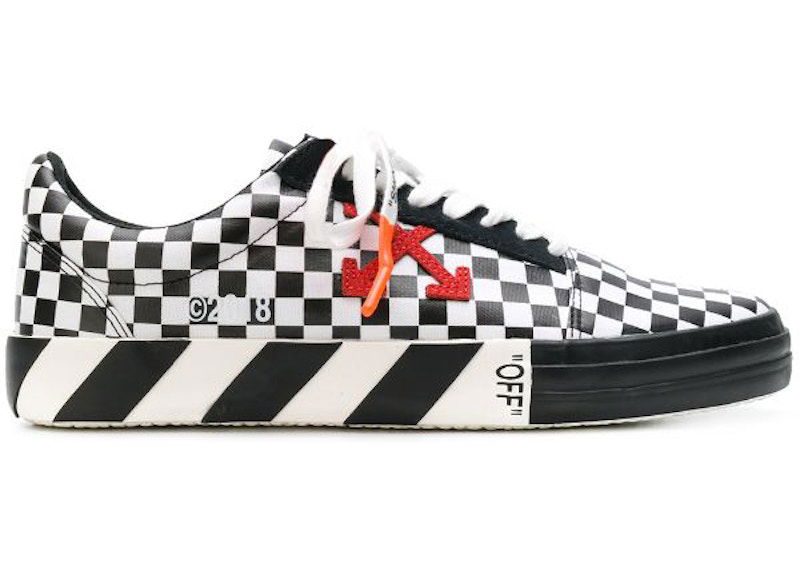 Superge in čevlji Off-White Checked Low Top Red Arrow SS18 Črna | OMIA085E183510019900, 0