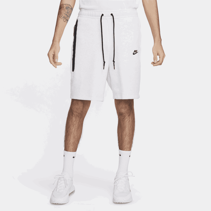 Kratke hlače Nike Sportswear Tech Fleece Bela | FB8171-051