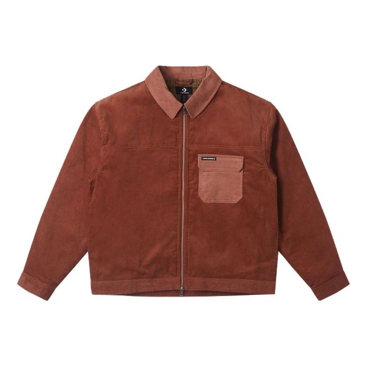 Jakna Converse Corduroy Padded Jacket Rjava | 10025260-A02