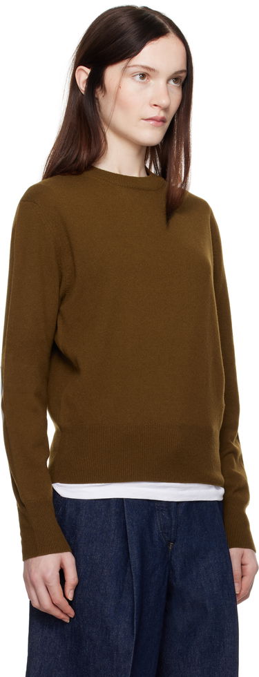 Pleteni pulover A.P.C. Anastasia Barbieri Edition Lucia Crewneck Sweater Rjava | WSABB-F23397, 1
