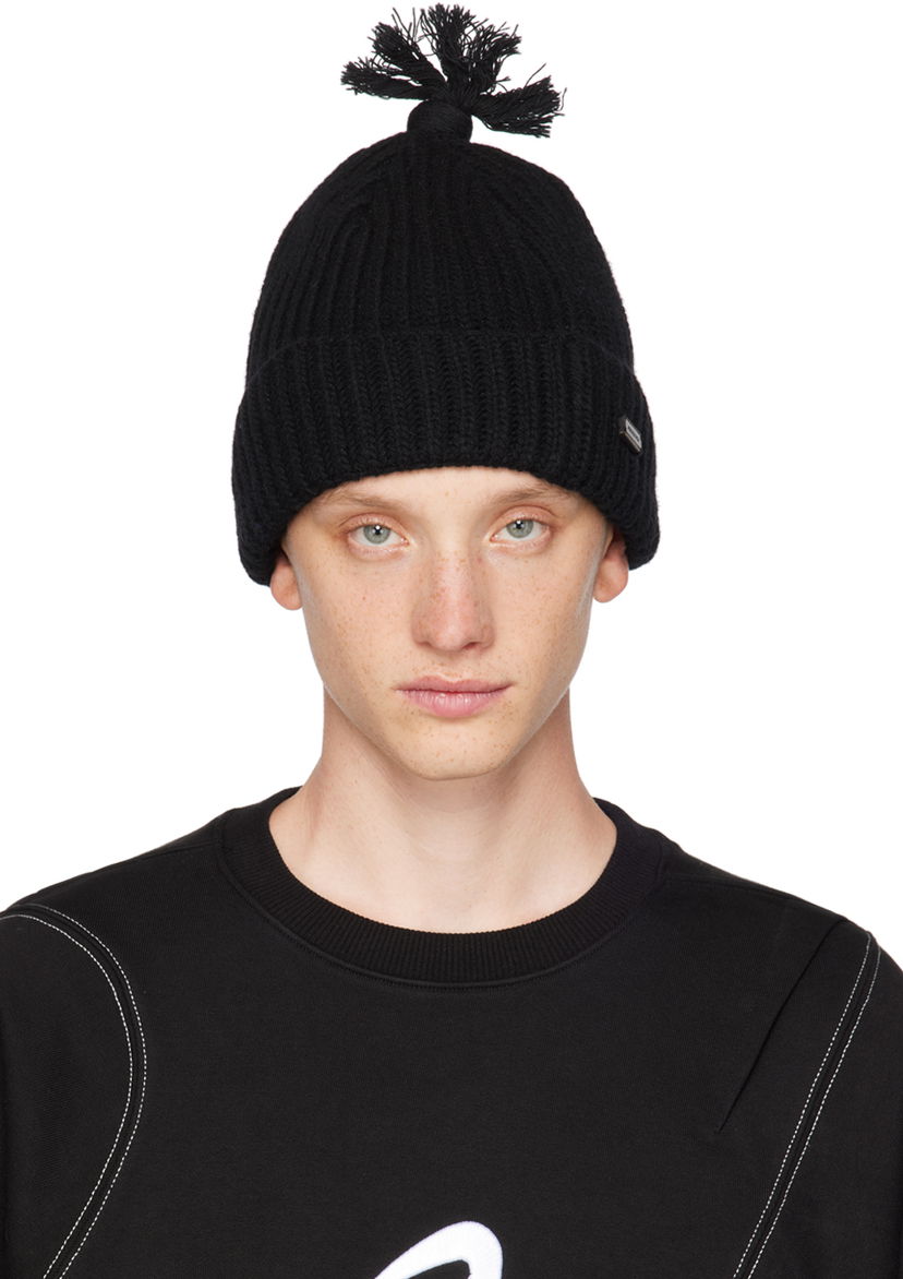 Beanie ADER ERROR Pom-Pom Beanie Črna | BMADFWHW0505BK