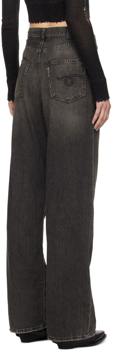 Kavbojke R13 R13 Damon Pleated Jeans Siva | R13W3147-D019A, 2