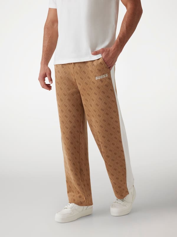 Trenirka GUESS Guess 4G Logo Jogger Pants Rjava | Z5RB17KCJY2