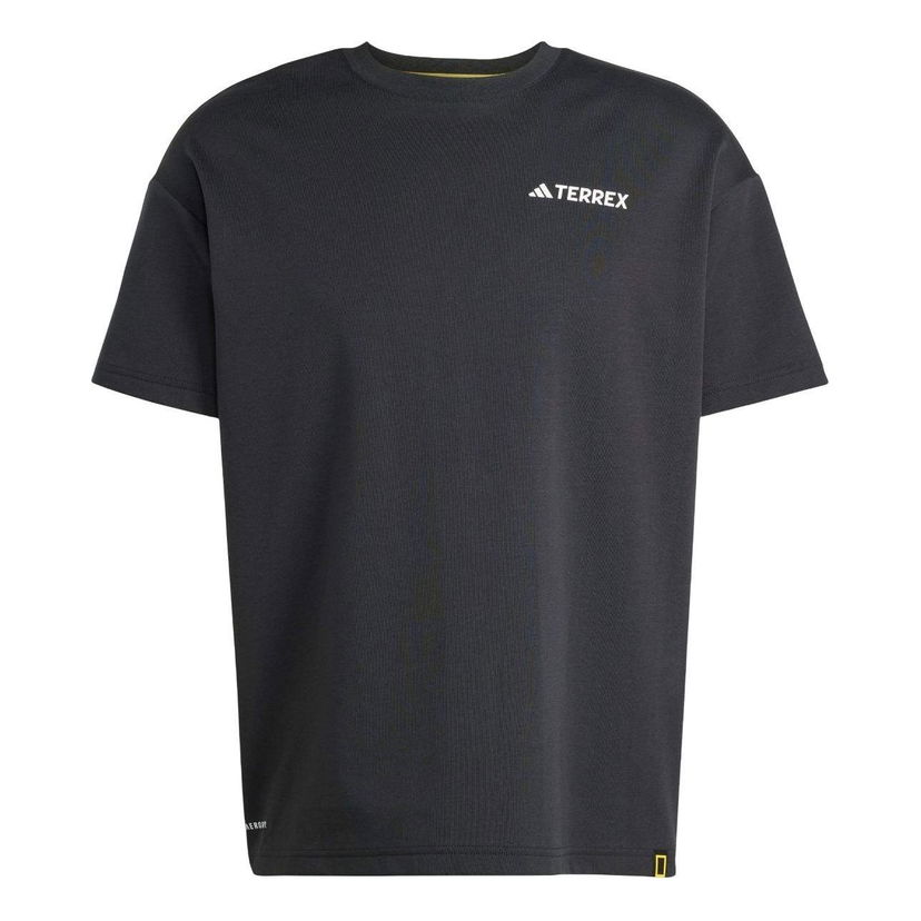 Majica adidas Originals National Geographic Aeroready Graphic T-Shirt Črna | JD5957