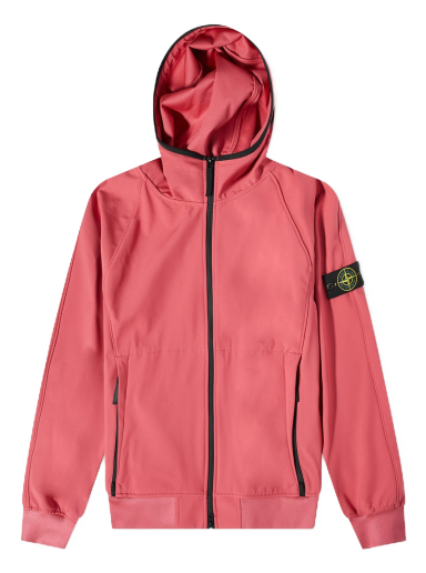 Vetrovka Stone Island Light Soft Shell-R Hooded Jacket Roza | 781540927-V0087