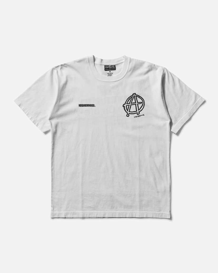 Majica Neighborhood Anarchic Adjustment SS-1 Tee Bela | 242PCAJN-ST01S WH