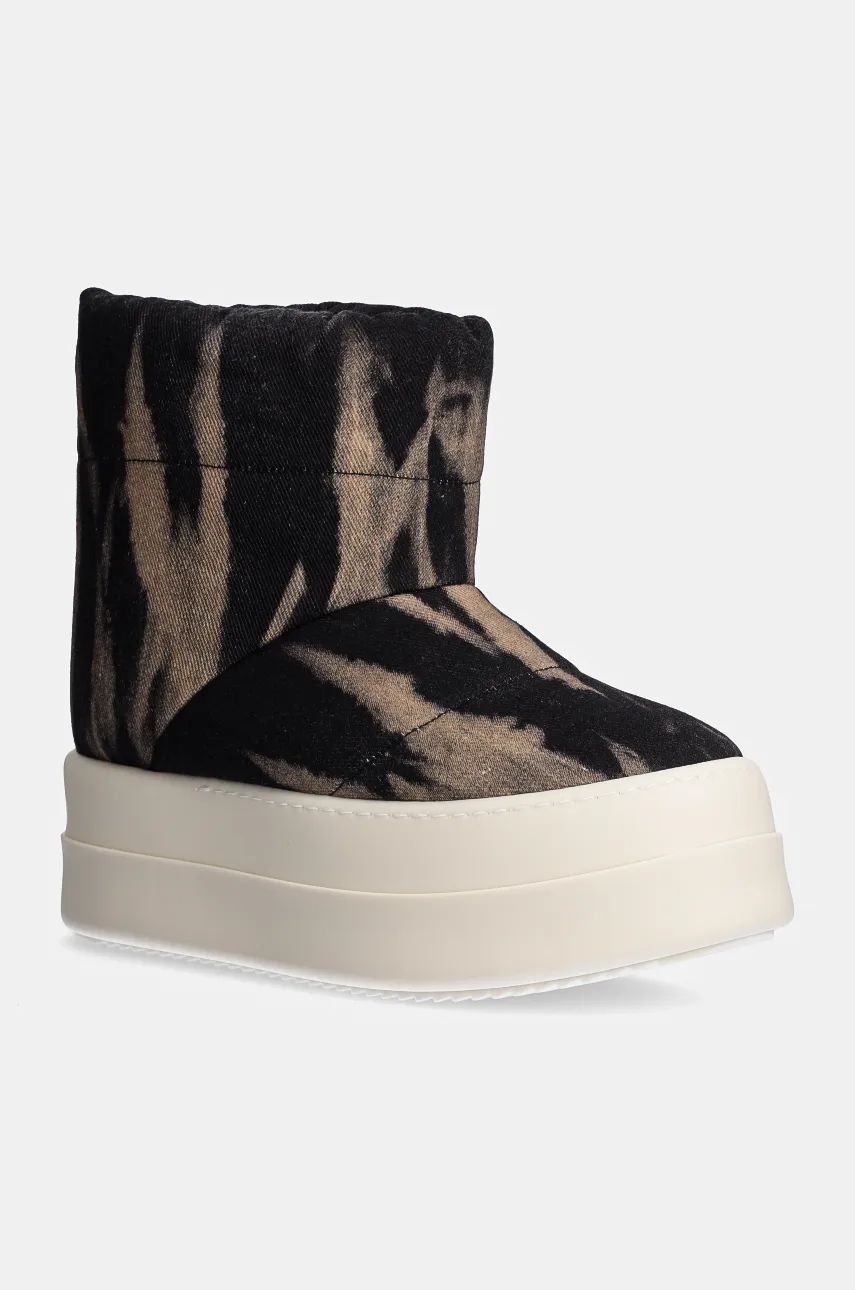 Superge in čevlji Rick Owens Mega Bumper Low Lunar Platform Boots Črna | DS02D2839.DBSUPA, 0