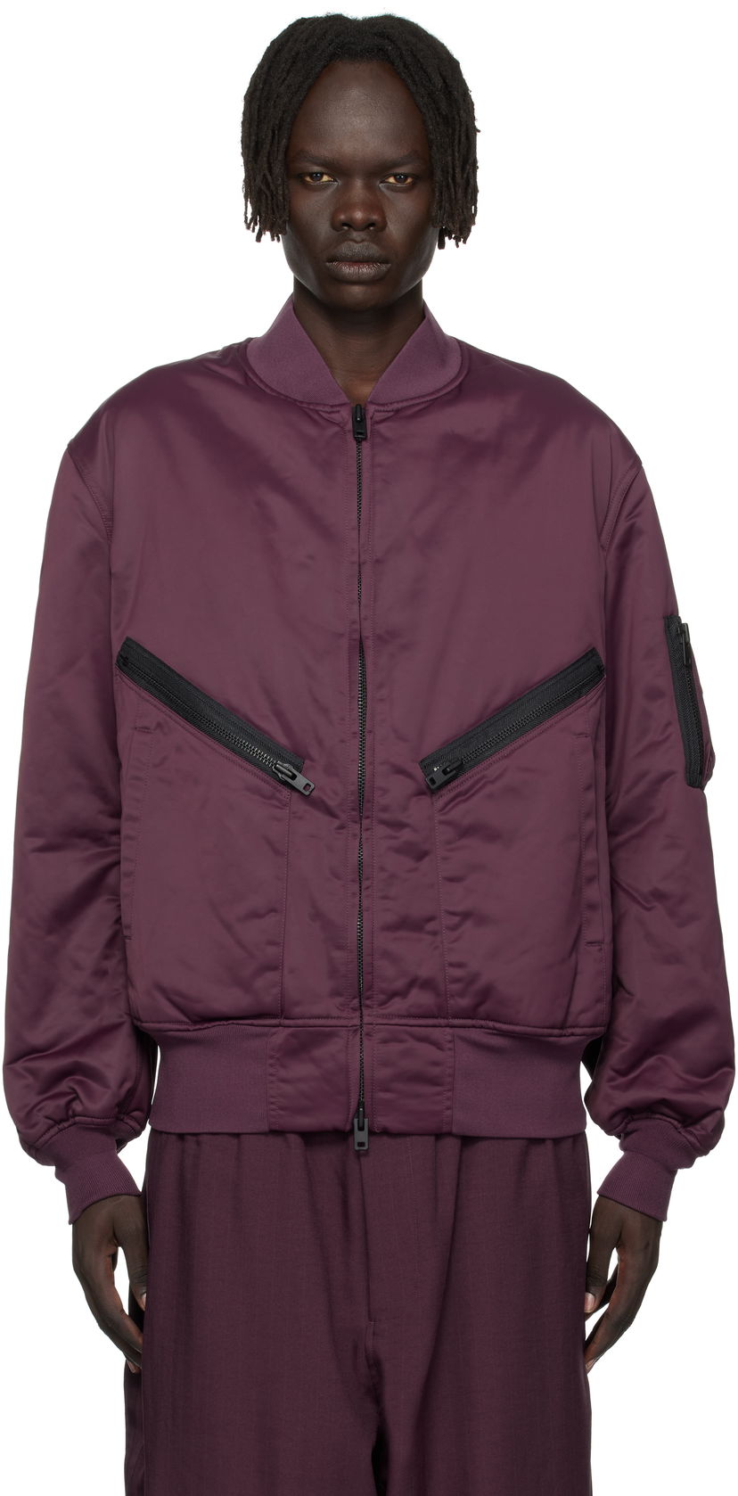 Bomber jakna Y-3 Y-3 Insulated Bomber Jacket Bordo | KA2397