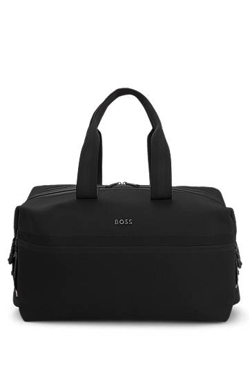 Potovalna torba BOSS BOSS Mixed-Structure Holdall Črna | 50548308