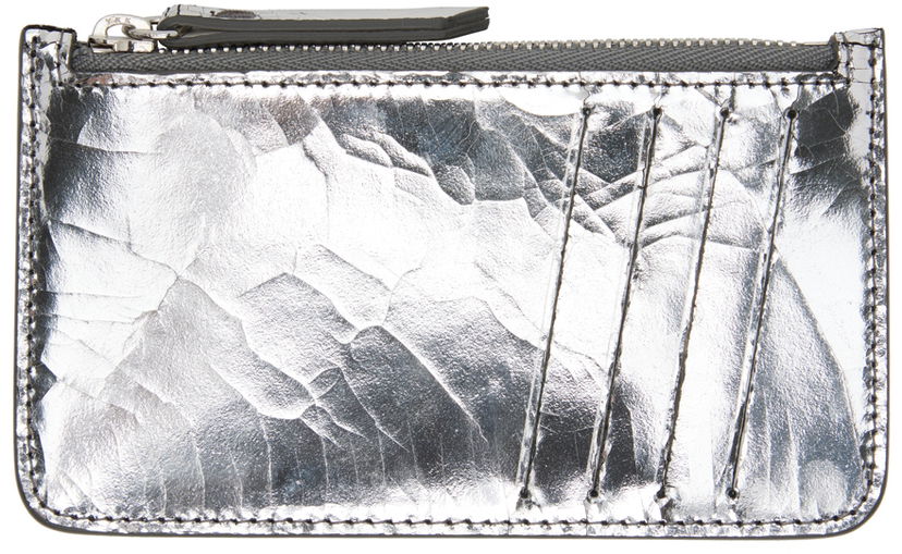Denarnica Maison Margiela Mirror Card Holder Siva | SA1VX0015 P5016