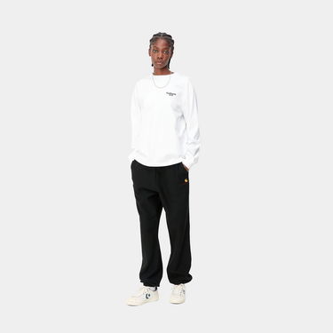 Trenirka Carhartt WIP American Script Sweat Pant Črna | I032328_89_XX, 3