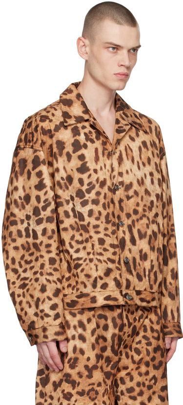 Jakna We11done We11done Allover Print Jacket Rjava | WD-JK1-23-245-U-BR, 1