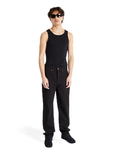 Kavbojke Dickies Thomasville Denim Pant Rinsed Črna | DK0A4XYKRBK1