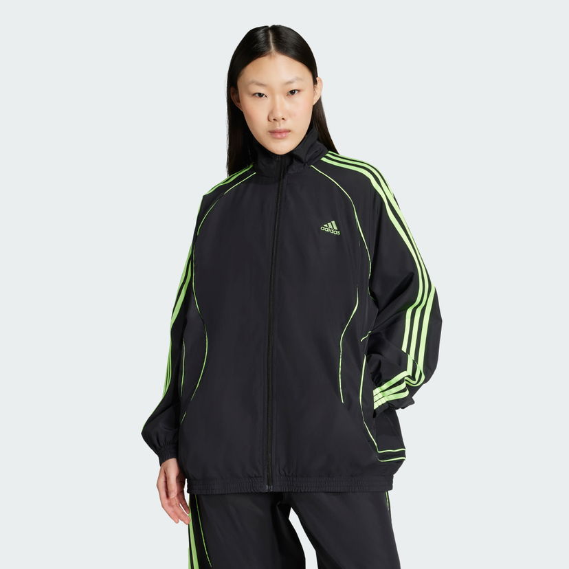 Vetrovka adidas Performance Teamgeist Adicolor Woven Track Top Črna | JY2585
