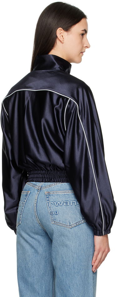 Bomber jakna Alexander Wang Alexanderwang.t Deconstructed Track Jacket Mornarica | 4CC1252110, 2