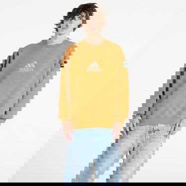 Pulover adidas Originals Adidas Equipment Reflective Embroidery Crew Sweatshirt Oranžna | JX1457, 0