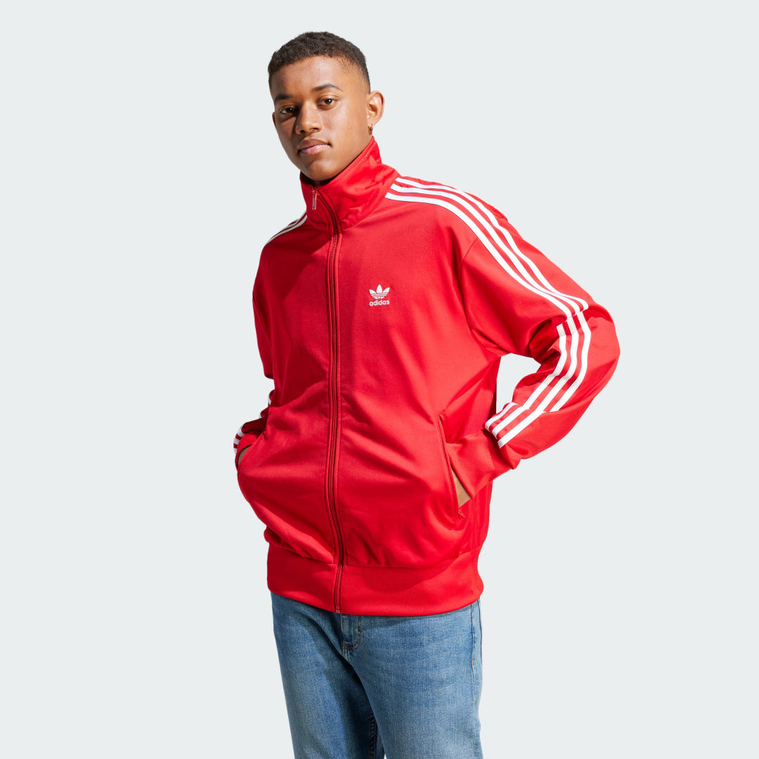Jakna adidas Originals Adicolor Classics Firebird Rdeča | IJ7060, 1