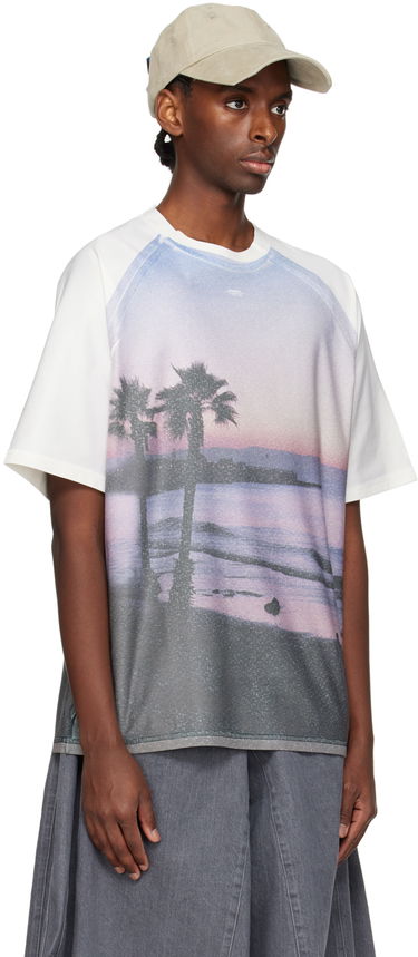 Majica ADER ERROR Palm Tree Graphic T-Shirt Bela | BN01SSTS0106PP, 1
